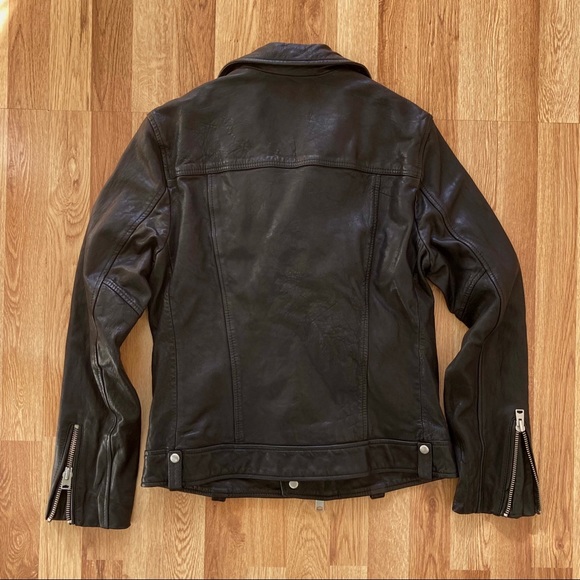 ALLSAINTS Hedworth Leather Jacket - Picture 4 of 5